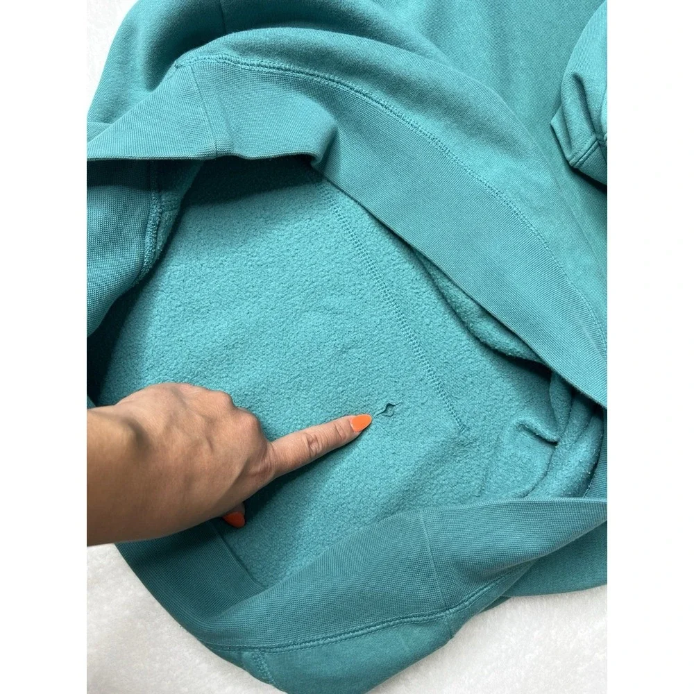 Nike SB Mens Hoodie Logo Drawstring Skateboarding Swoosh Dark Aqua Size M *read*